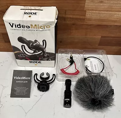 Rode VideoMicro Compact On Camera Microphone • $29.99