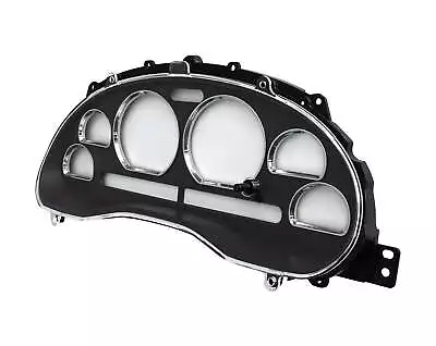 1994-2004 Mustang 2pc Instrument Cluster Lens Housing W/ Chrome Bezel Trim Rings • $84.95