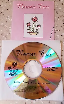 EZSewDesigns Flower Fun Machine Embroidery Software - LN • $25