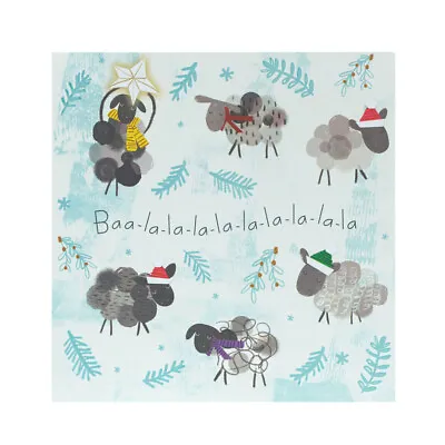 Christmas Cards Blank Sheep Design Reusable 4 Packs Of 10 OXFAM New F1 • £2