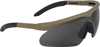 $50.77 • Buy Swisseye 15620005 Raptor Coyote Tan Rubberized Anti-Fog Sunglasses