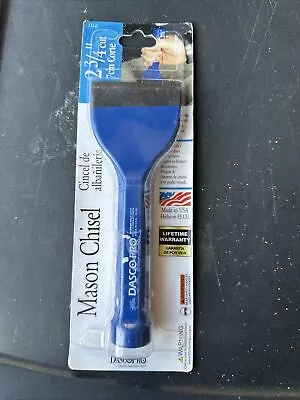 Dasco Pro 335-0 2-3/4 W In. Blade High Carbon Steel Mason Chisel 7-1/2 L In. • $20