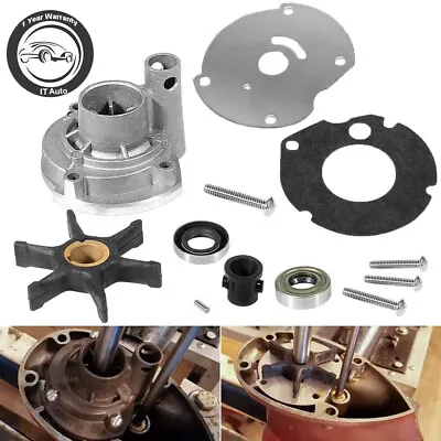 For Evinrude Johnson 9.5hp 10hp Outboard Water Pump Impeller Rebuild Kit 382296 • $56.99