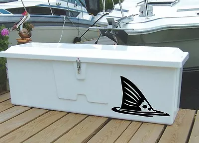 Redfish Tail Fishing Boat Vinyl Sticker Decal 14 H X 22 W  • $19.99