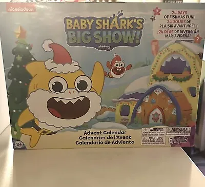 Baby Shark's Big Show Advent Calendar 24 Days Of Fishmas Fun Nickelodeon Toys • $14.99