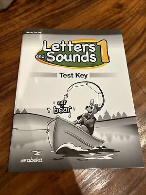 ABeka 1st Grade Letters And Sounds 1 Test  Key  Fifth Edition • $9.99