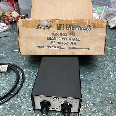 MFJ-202 ANTENNA NOISE BRIDGE Nice Condition TESTED Good. • $20