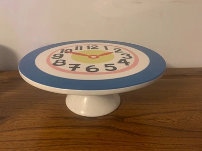 £19.95 • Buy Cath Kidston Retro Clocks Clock Face Blue Cake Stand Cakestand 1st Quality