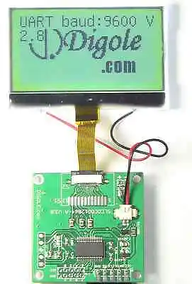 2.2  UART/IIC/I2C/SPI 12864 LCD Display Module 7Fonts+Graphic+Backlight Arduino • $15.79