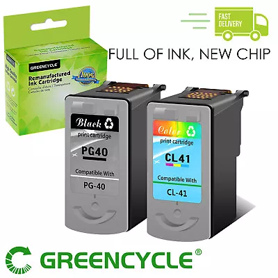 PG40 CL41 Black Tri-Color Ink Cartridge For Canon FAX JX200 PIXMA IP1600 IP1800 • $14.95