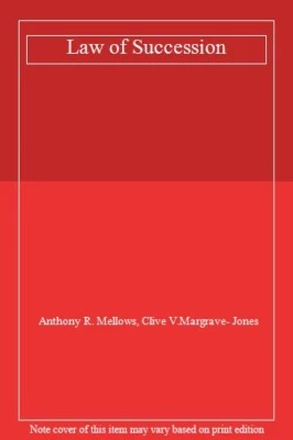 £5.08 • Buy Law Of Succession,Anthony R. Mellows, Clive V.Margrave- Jones
