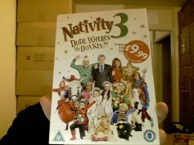 NATIVITY 3 - DUDE WHERE'S MY DONKEY (NEW/SEALED DVD) With Slip Cover • £2.80