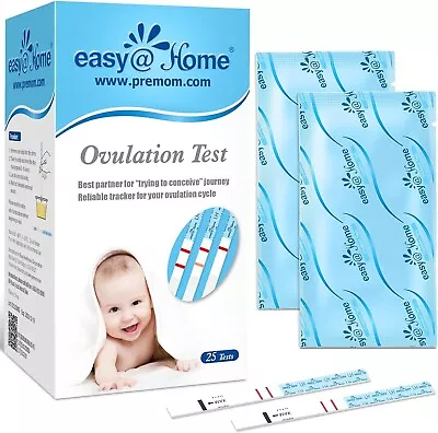 Ovulation Test Strips 25 Pack Fertility Tests Ovulation Predictor Kit Search O • $39.55