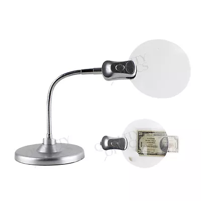 Lighted Magnifying Work Magnifier Desk Light Lamp Dtr • $23.99