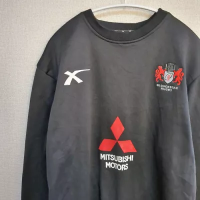 Mitsubishi Mitsubishi Corporate Sweatshirt Jersey Material Black Vintage Bla • $74.28
