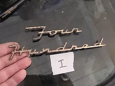 Vintage 1955 56 Packard Four Hundred Trunk Emblem Scripts Oem • $39.99