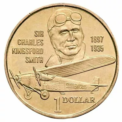 1997 1 Dollar Coin - $1 - Sir Charles Kingsford Smith - Nice Coin  • $2.40