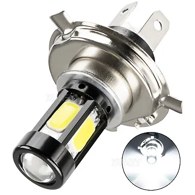 Motorcycle LED 6000K H4 HS1 Headlight LED Hi-Lo Beam Light Lamp White Bulbs Bulb • $8.54