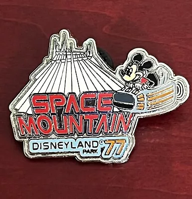 Disney Parks 2008 Space Mountain Mickey Mouse Rocket Ship Disneyland Trading Pin • $12.50