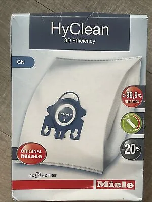£19.98 • Buy Miele HyClean GN Vacuum Cleaner Hoover Dust Bags C2 C3 Cat Dog Both Copy Genuine