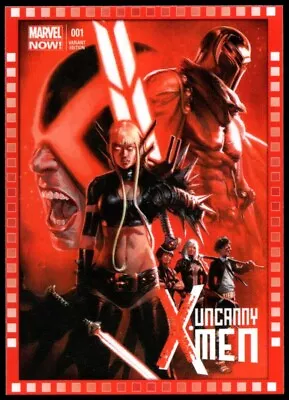 2013 UD Marvel Now!  CUTTING EDGE VARIANT COVER  Card #126-GO...UNCANNY X-MEN #1 • $4