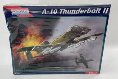 $9.99 • Buy NIB Monogram A-10 Thunderbolt II 1:48 Scale Model Kit Skill 2 No 5505 NEW Sealed