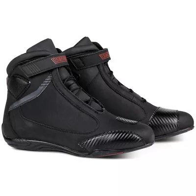 Cortech Speedway Chicane WP Mens Street Riding Road Motorcycle Gear Shoes-Black • $119.99