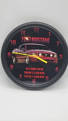 2007 Ford Mustang Wall Clock • $19.99