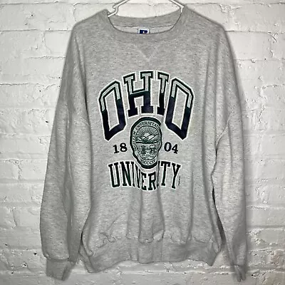 Vintage Ohio University Bobcats Russell Athletic Sweatshirt XXXL USA Made • $29.95