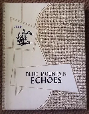 1959 Blue Mountain Academy High School Yearbook The Echoes Hamburg Pa • $24.99