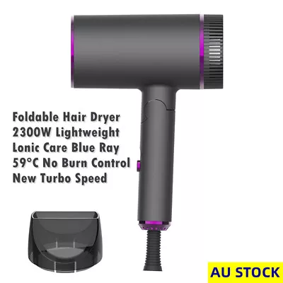 Hair Dryer Lightweight Blue Ray Lonic Hair Care Dryer 2300W High Speed No-Burn • $29.98