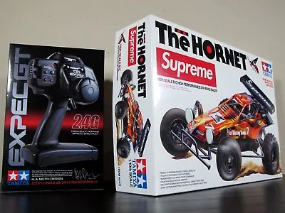 Brand New Supreme X Tamiya Hornet RC Car Flames Kit Sold-Out- Limited Edition • $709.51