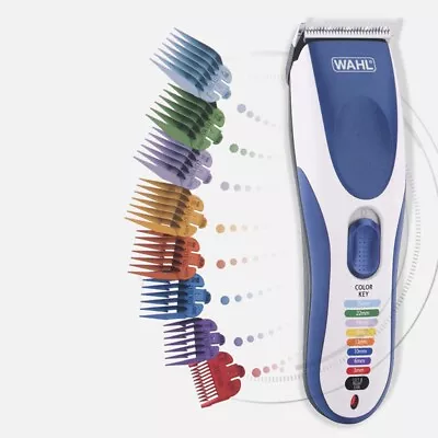 Wahl Mens Colour Pro Cord Cordless Hairs Clipper Trimmer Grooming Set 9649-017 • $64.69