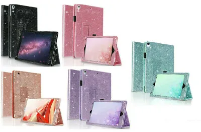 Glitter Magnetic Leather Bling Shiny Wallet Stand Case For All Apple IPads 10.2 • £7.99