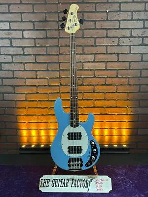 Sterling By MusicMan StingRay Ray4 HH - Chopper Blue - Electric Bass Guitar • $339.95
