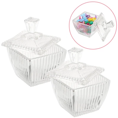 £20.52 • Buy 2 Pcs Clear Candy Buffet Jars Coffee Jar Candy Jar Glass Office