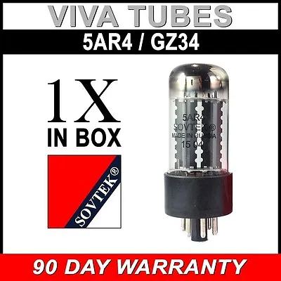 $43.63 • Buy Brand New In Box Sovtek 5AR4 / GZ34 Vacuum Tube - Authorized Dealer FREE SHIP