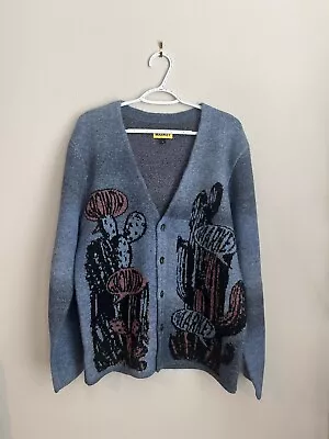 Market Mohair Cactus Sweater Cardigan • $70