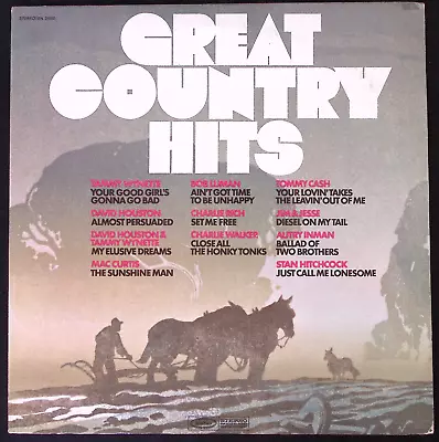 Great Country Hits Epic Records Tammy Wynette & More Vinyl Lp 129-10w • $6.77