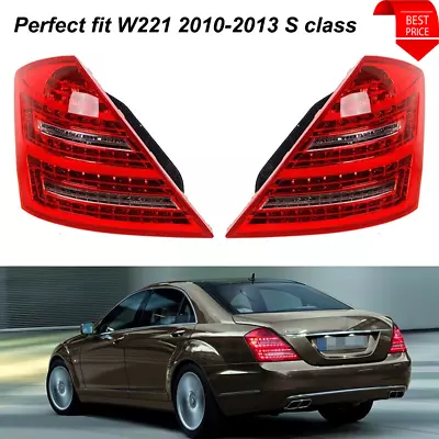 Pair Tail Lights Taillights Fit Mercedes W221 2010-2013 S650 S550 S65AMG S63AMG • $229.99