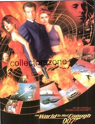 The World Is Not Enough James Bond Movie Film Advertising Postcard Unposted • £6