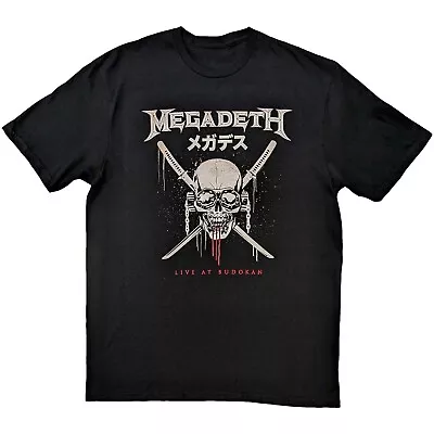 Megadeth Crossed Swords Black Mens T Shirt New & Official Merchandise • £16.35