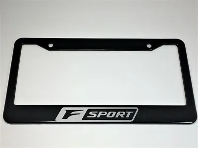 Lexus F Sport Black Powder Coated Stainless Steel License Plate Frame + Caps • $18.99