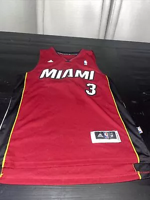 100% Authentic Dwyane Wade Adidas Miami Heat NBA Swingman Jersey Men Size M • $45