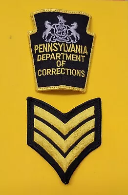 State Dept. Of Corrections Pennsylvania Police Patch Chevrons Patch  • $19.99