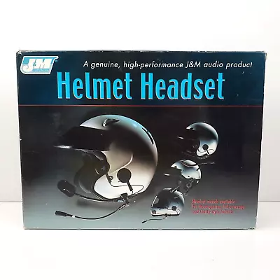 J&M Motorcycle Helmet Headset Elite Series HS-ECD269-OF Dynaport Aeromike Ii #2 • $108.61