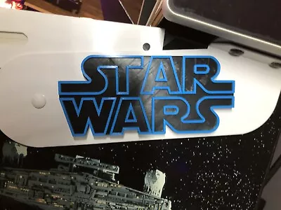 Star Wars Pinball Mod Back Box Hinge Blue/Red 3D Logo Mod( Sold As A Pair) • $72.99