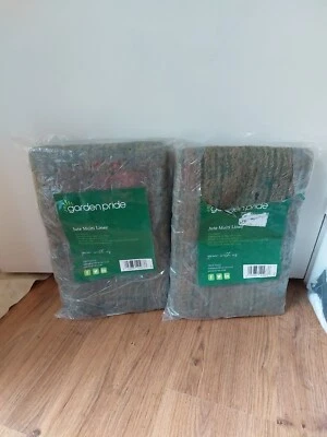 £11 • Buy 2 PACKS Garden Pride Jute MULTI Liner  60cm X 150cm NEW