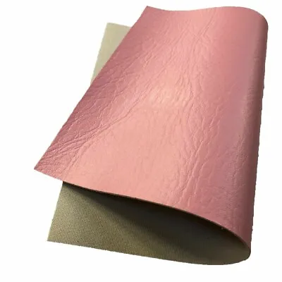 Plain Coloured Full Grain Look PU Faux Leather Leatherette A4 Sheets Bows Crafts • £1.99