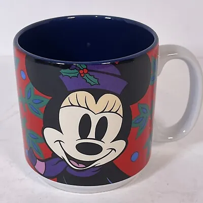 Vintage Minnie Mouse Christmas The Disney Store Enchanted Holiday Coffee Cup Mug • $8.99